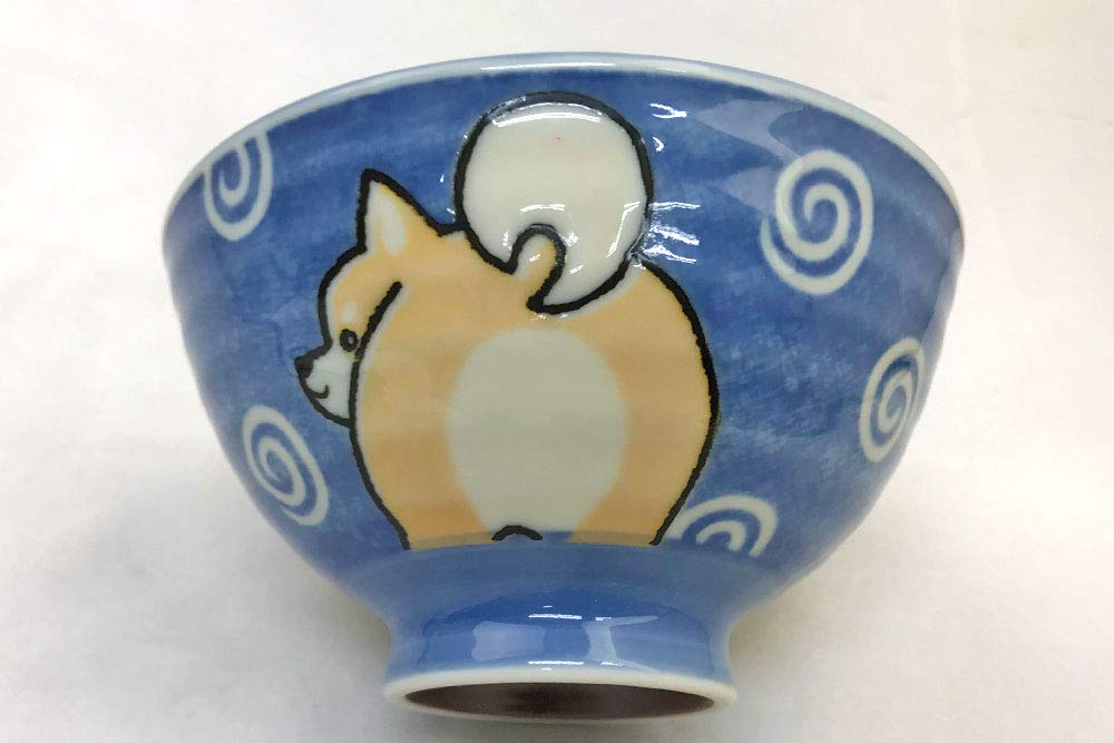 新品　日本製　笑いぬ　軽量茶碗　柴犬　ブラウン　犬 楽天市場】カネセ 笑いぬ(わらいぬ)軽量茶碗 ブラウン DG-008